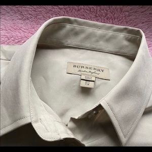 Burberry khaki color button down sz. 2